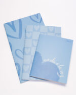 Trilogía <br> “Pack de 3 libretas cosidas”